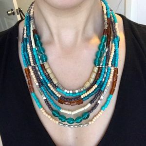 Boho Turquoise Necklace